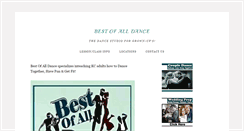 Desktop Screenshot of bestofalldance.com